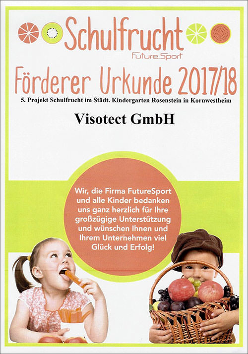 Urkunde Bj&ouml;rn-Staiger-Stiftung