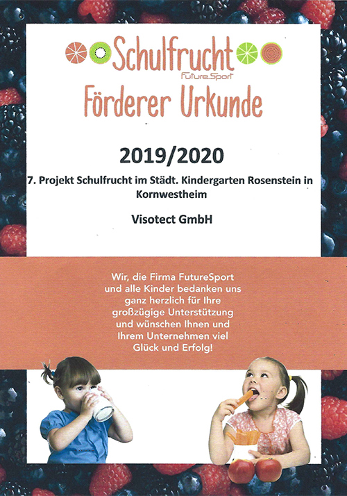 Urkunde Bj&ouml;rn-Staiger-Stiftung