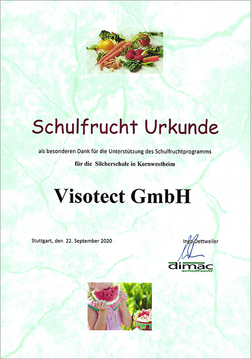 Urkunde Bj&ouml;rn-Staiger-Stiftung
